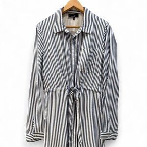 Lulu’s Blue and White Striped Dress